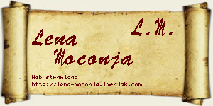 Lena Moconja vizit kartica